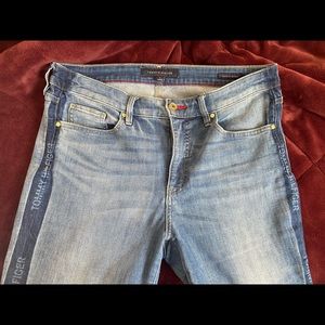 TH Logo Mid Washed Jeans - Pristine Condition